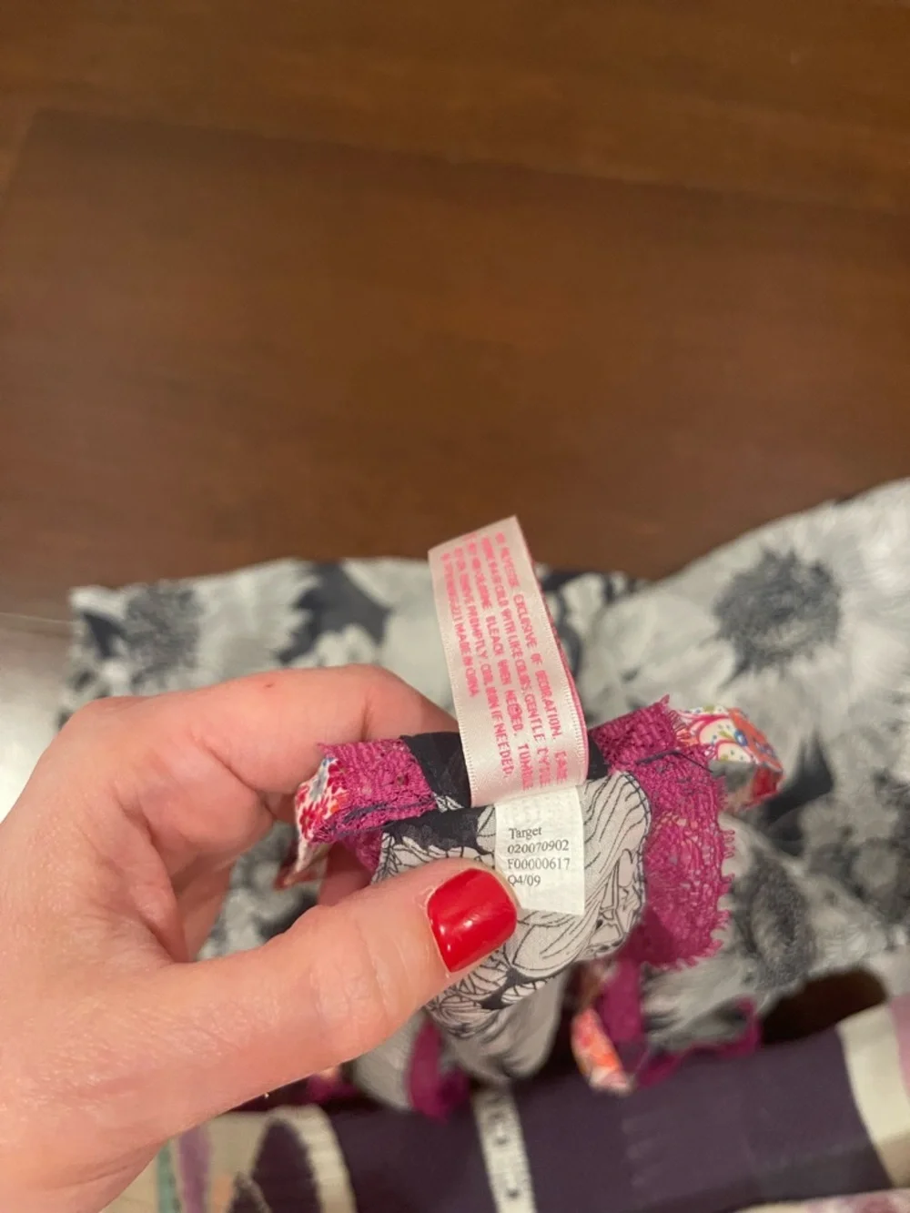 liberty x target sheer floral pajamas set medium